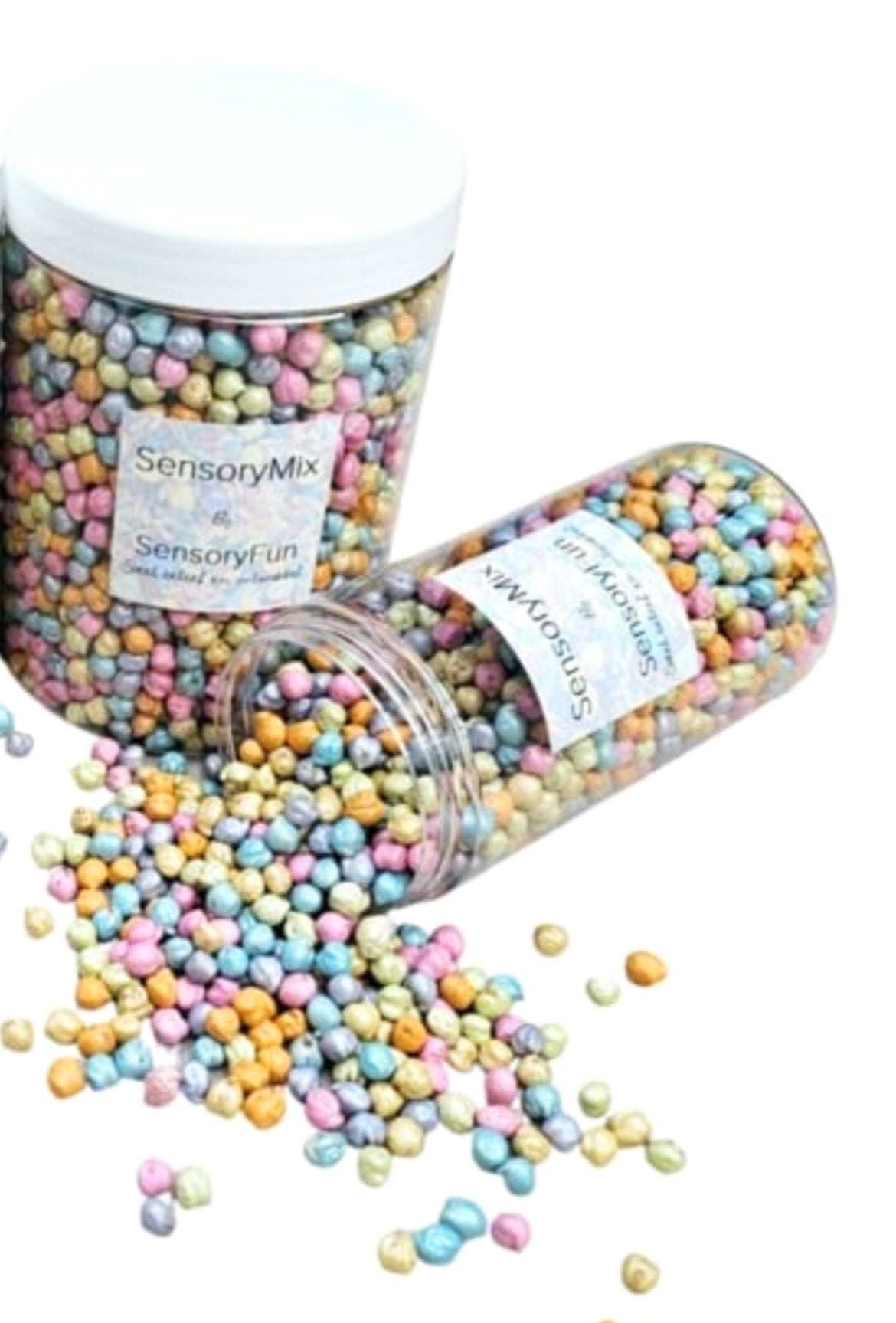 Sensory kikkererwten pastel