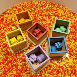 Sorteer schoorsteen set met cadeautjes