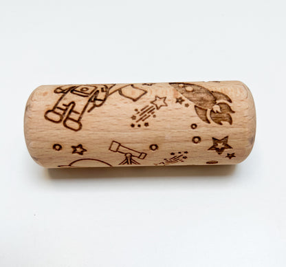 Houten roller RUIMTEVAART klein