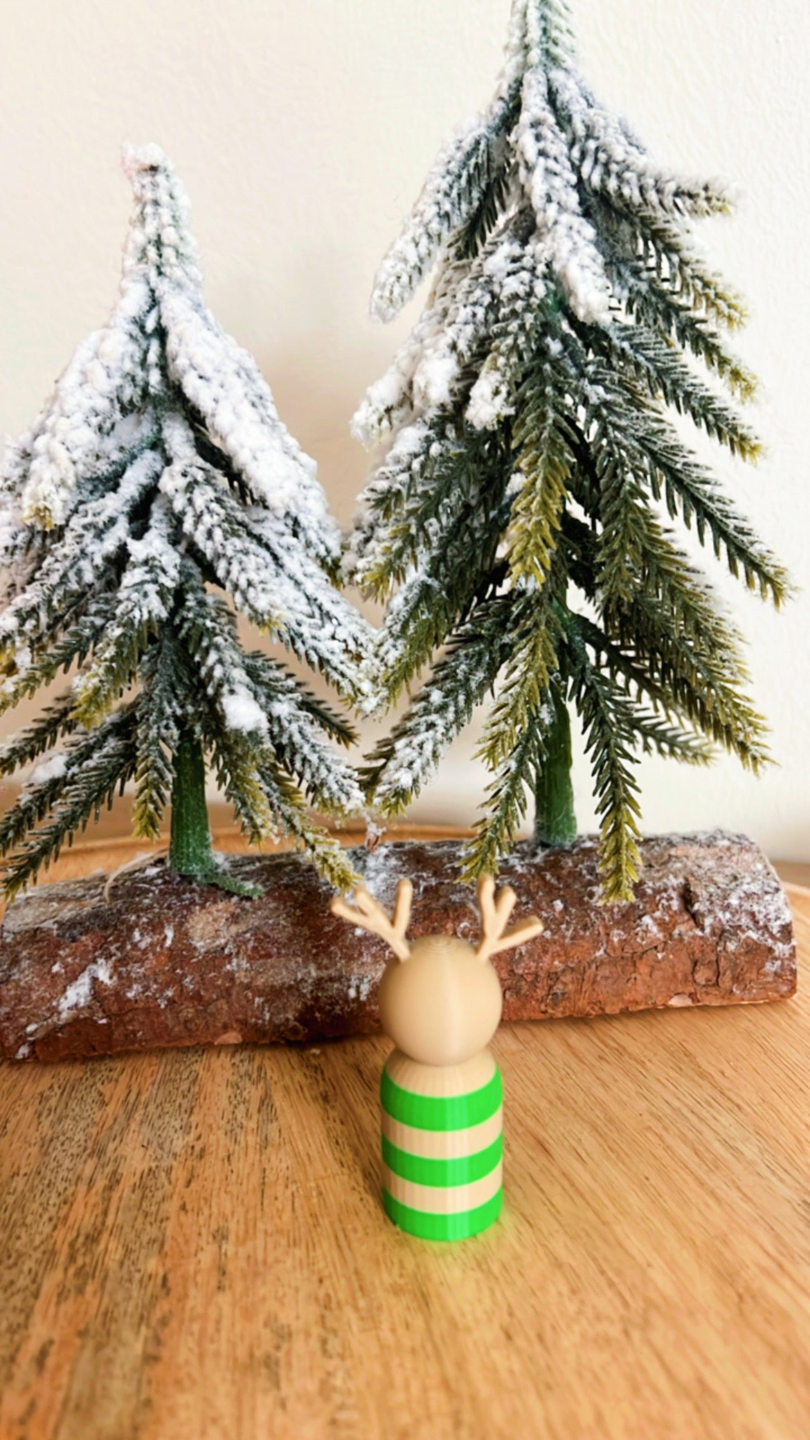 Rendier Groen Kerstfiguurtje