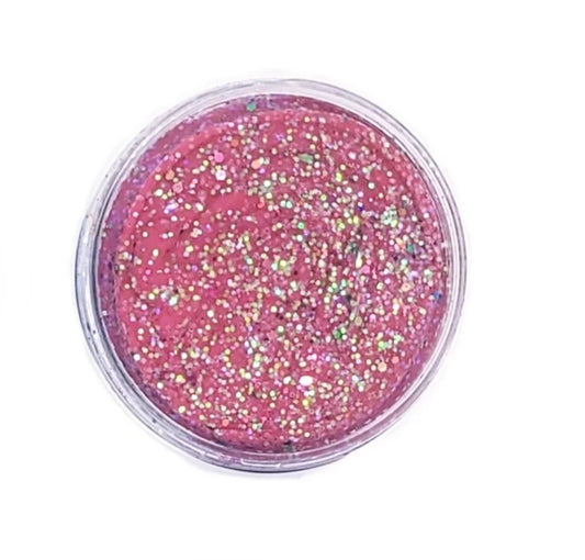 Roze speeldeeg met glitter