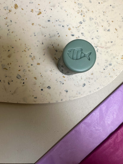 Stempel Roller Vis en Bellen